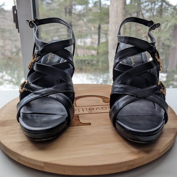 Cole Haan x Nike Air Collaboration Horsebit Slingback Leather Heel - Picture 6 of 12